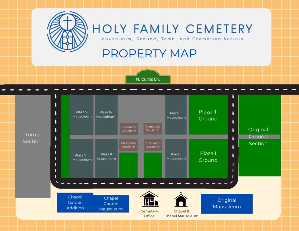Cemetery Map | Holy Family Cemetery